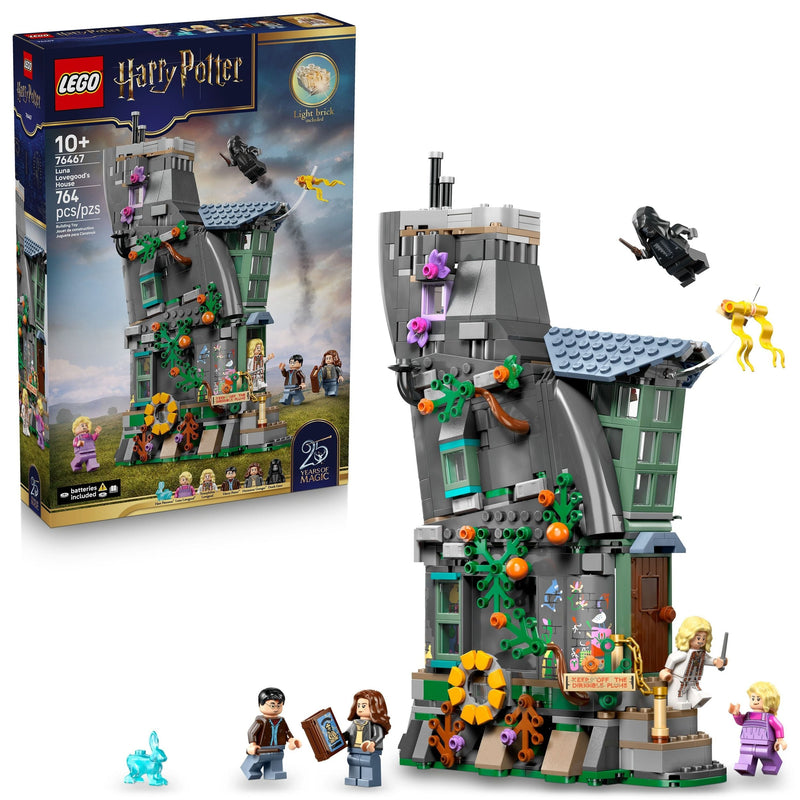 LEGO Harry Potter Luna Lovegood's House Toy Building Set- 76467, 764-pcs, Ages 10+ G0