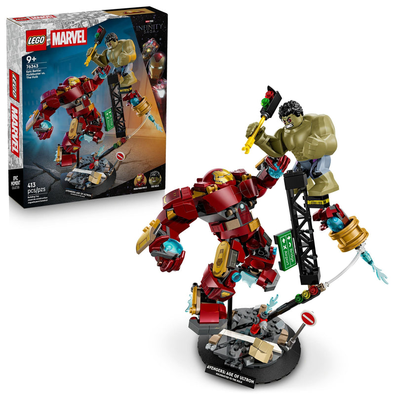 LEGO Marvel Epic Battle: Hulkbuster vs. The Hulk - 76343, 413-pcs, Ages 9+ L6