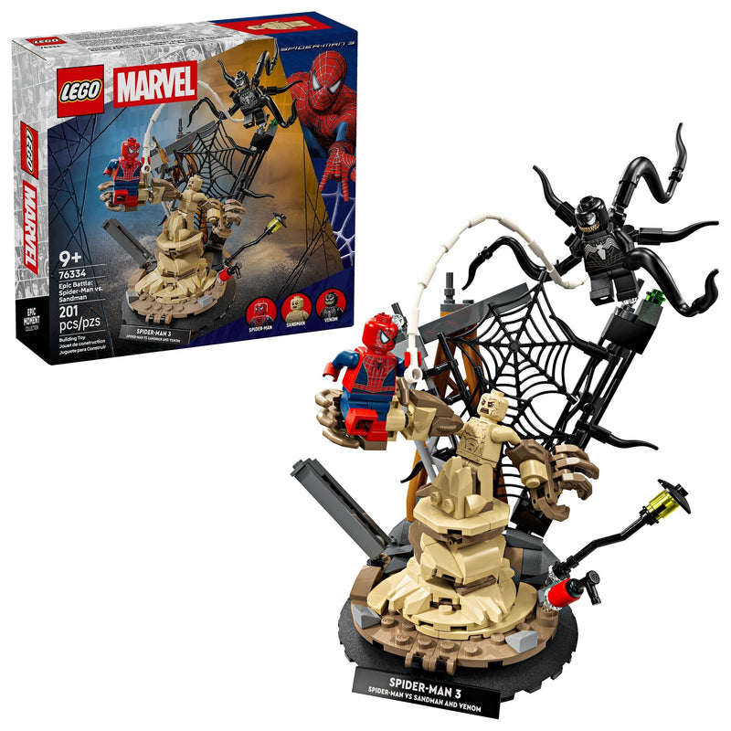 LEGO Marvel Epic Battle: Spider-Man vs. Sandman - 76334, 201-pcs, Ages 9+ A6