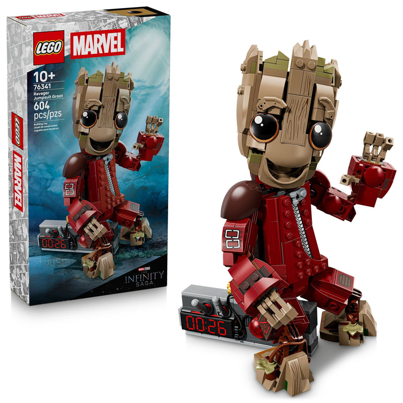 LEGO Marvel Ravager Jumpsuit Groot - 76341, 604-pcs, Ages 10+ M2