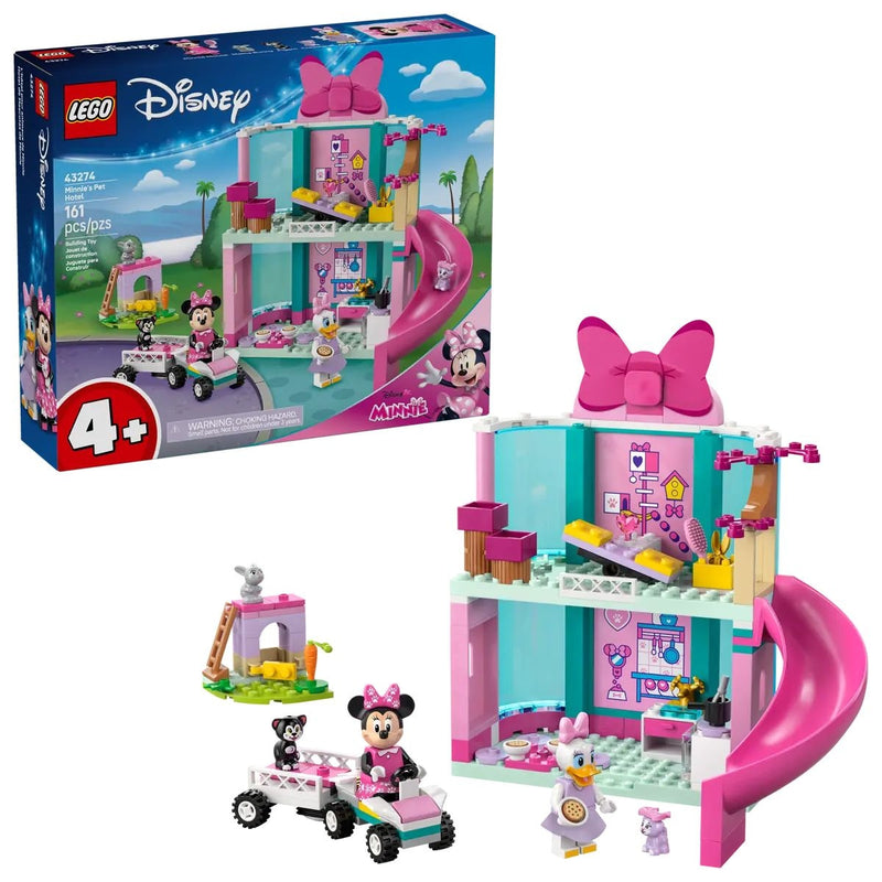 LEGO Mickey and Friends Minnie's Pet Hotel - 43274, 161-pcs, Ages 4+ H7