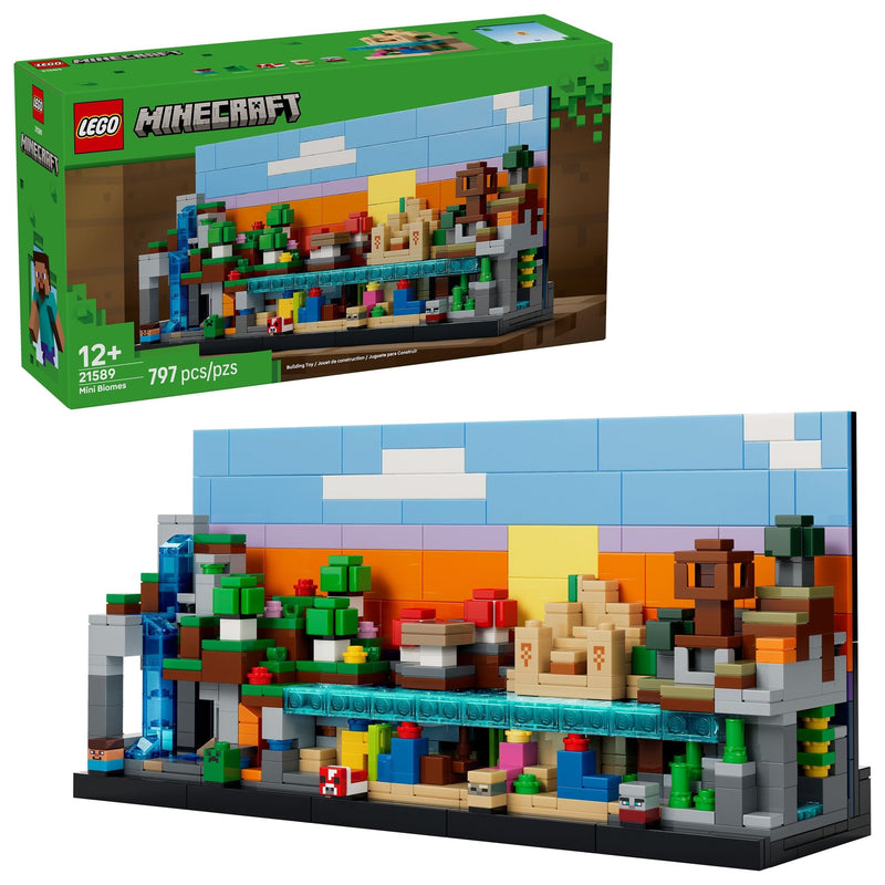 LEGO Minecraft Mini Biomes Toy Building Set - 21589, 797-pcs, Ages 12+ Y8