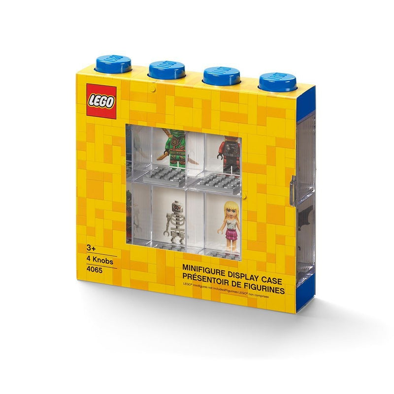 LEGO Minifigure Display Case for Up to 8 Figures, Red F2