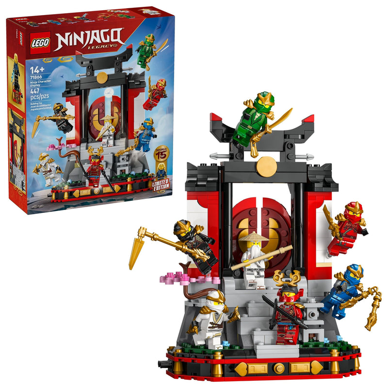 LEGO Ninjago Ninja Character Display 15th Anniversary - 71866, 447-pcs, Ages 14+ A8