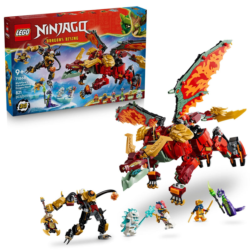 LEGO Ninjago Wyldfyre's Transforming Dragon Mech 71868 M5