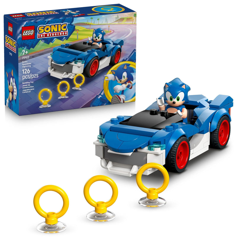 LEGO Sonic The Hedgehog Sonic: Speedster Lightning - 77117, 126-pcs, Ages 7+ R1