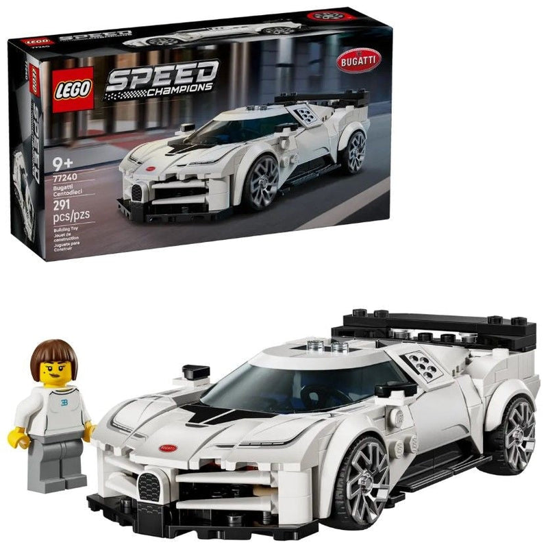 LEGO Speed Champions Bugatti Centodieci Hyper Sports Car - 77240, 291-pcs, Ages 9+ R9