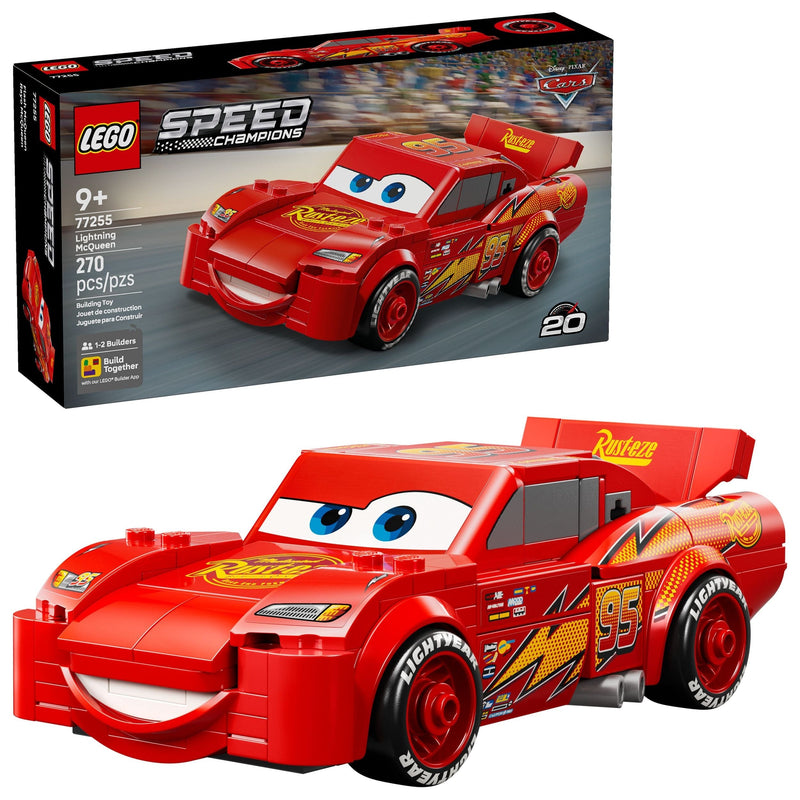 LEGO Speed Champions Disney Pixar Lightning McQueen - 77255, 270-pcs, Ages 9+ C3