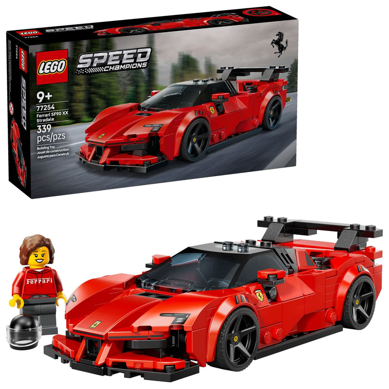 LEGO Speed Champions Ferrari SF90 XX Stradale Sports Car - 77254, 339-pcs, Ages 9+ T6