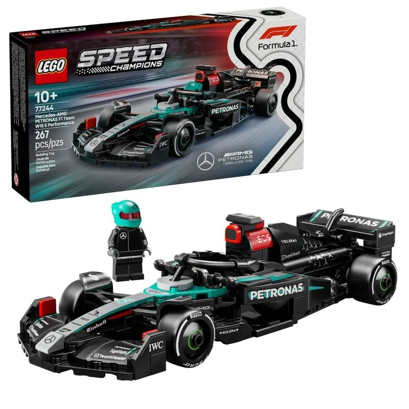 LEGO Speed Champions Mercedes-AMG W15 F1 Race Car - 77244, 267-pcs, Ages 10+ N1