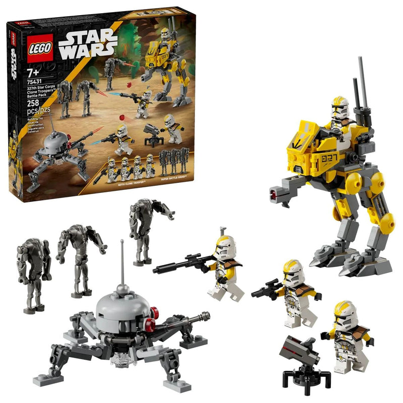 LEGO Star Wars 327th Star Corps Clone Troopers Battle Pack - 75431, 258-pcs, Ages 7+ F4