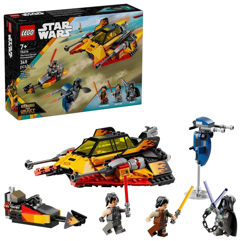 LEGO Star Wars 75414 The Force Burner Snowspeeder - 75414, 349-pcs, Ages 7+ O9