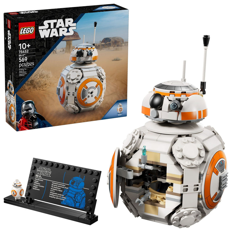 LEGO Star Wars BB-8 Astromech Droid Toy Building Set - 75452, 569-pcs, Ages 10+ C1