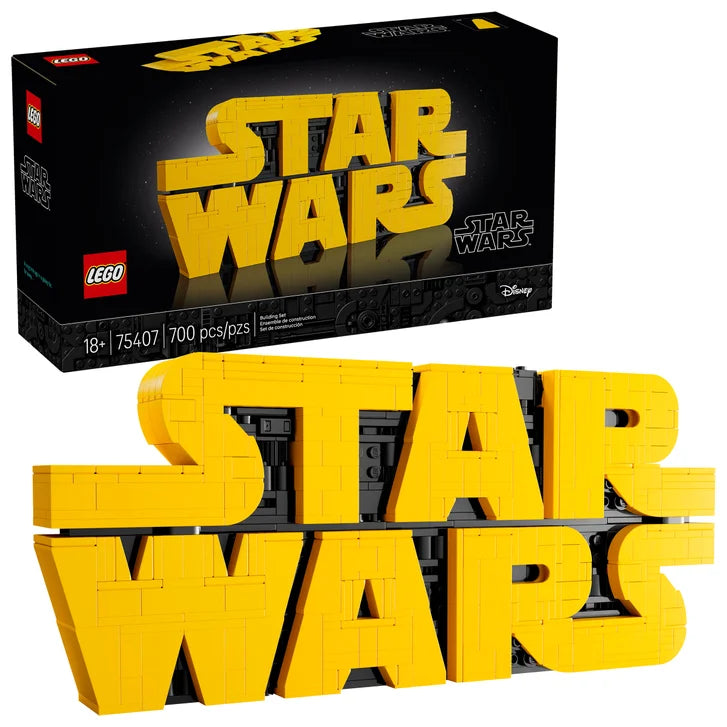 LEGO Star Wars Brick-Built Star Wars Logo Sign 75407 M8