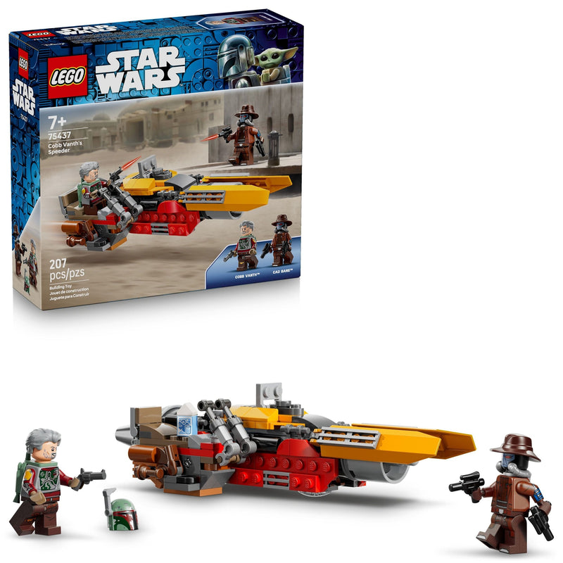 LEGO Star Wars Cobb Vanth’s Speeder Toy Building Set - 75437, 207-pcs, Ages 7+ W0