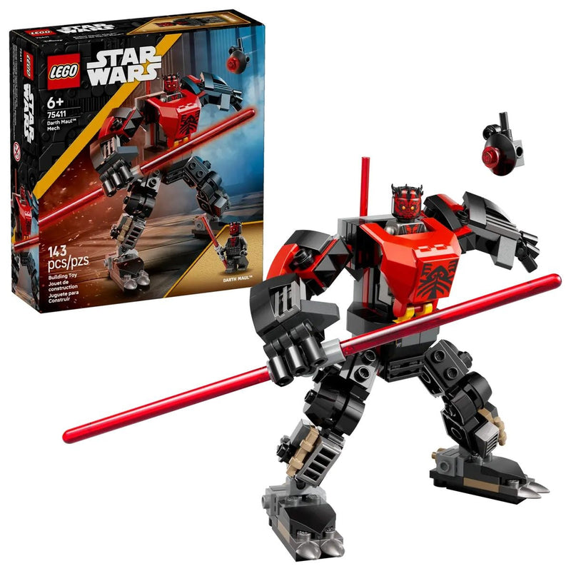 LEGO Star Wars Darth Maul Mech - 75411, 143-pcs, Ages 6+ D9