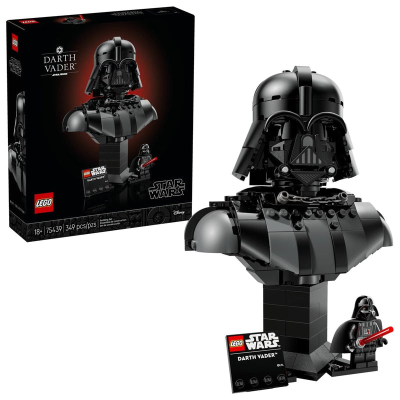 LEGO Star Wars Darth Vader Bust - 75439, 349-pcs, Ages 18+ T5