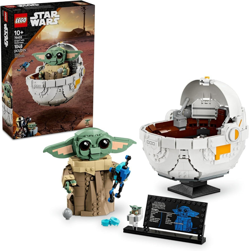 LEGO Star Wars Grogu with Hover Pram - 75403, 1048-pcs, Ages 10+ H6