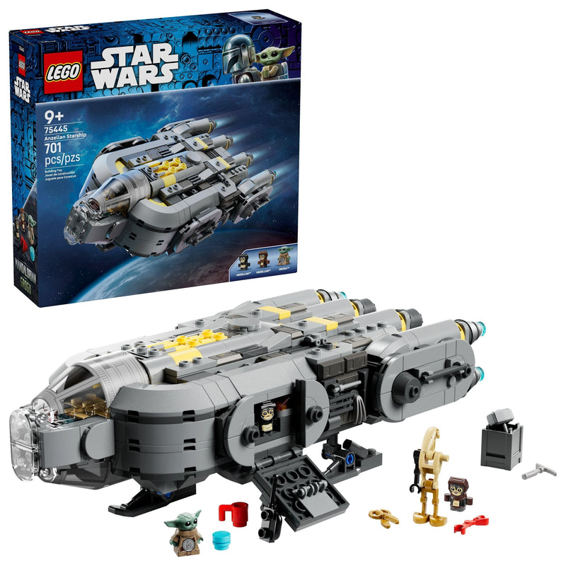 LEGO Star Wars: The Mandalorian and Grogu Anzellan Starship - 75445, 700-pcs, Ages 9+ J5