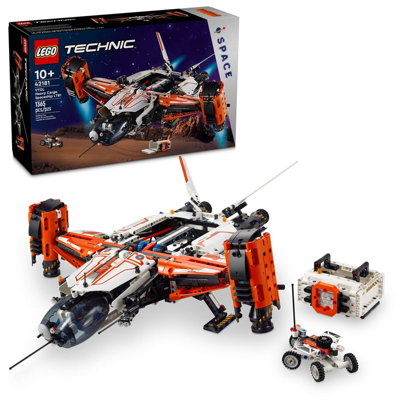 LEGO Technic VTOL Heavy Cargo Spaceship LT81 - 42181, 1365-pcs, Ages 10+ I4