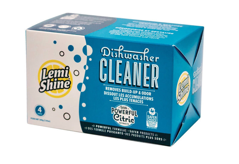 Lemi Shine Dishwasher Cleaner, Fresh Lime Scent, 4-pk W8