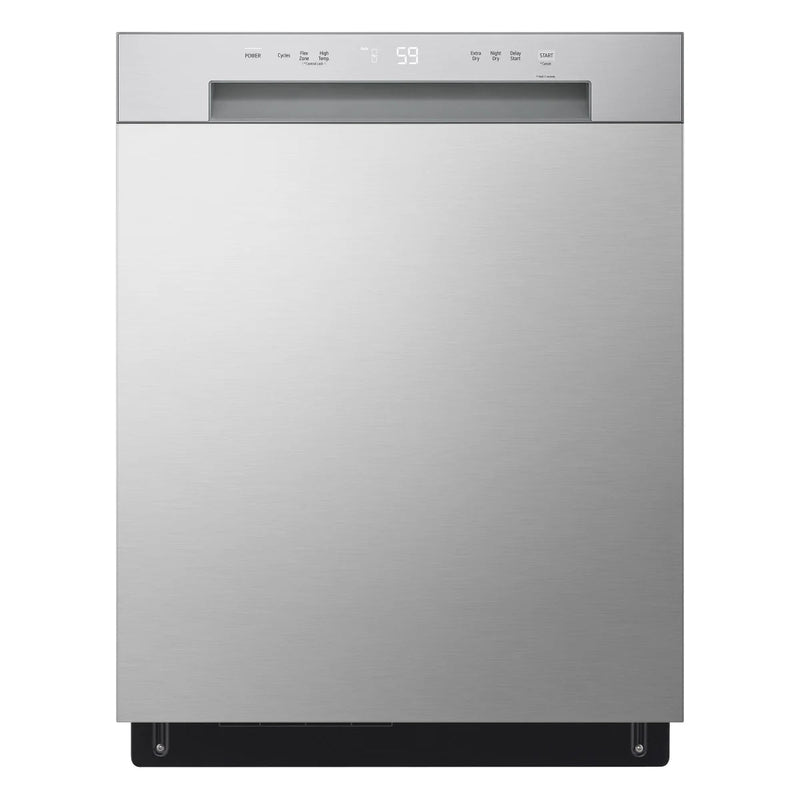 LG 24 in. Stainless Steel Front Control Dishwasher with LoDecibel Operation and Dynamic Drys W3