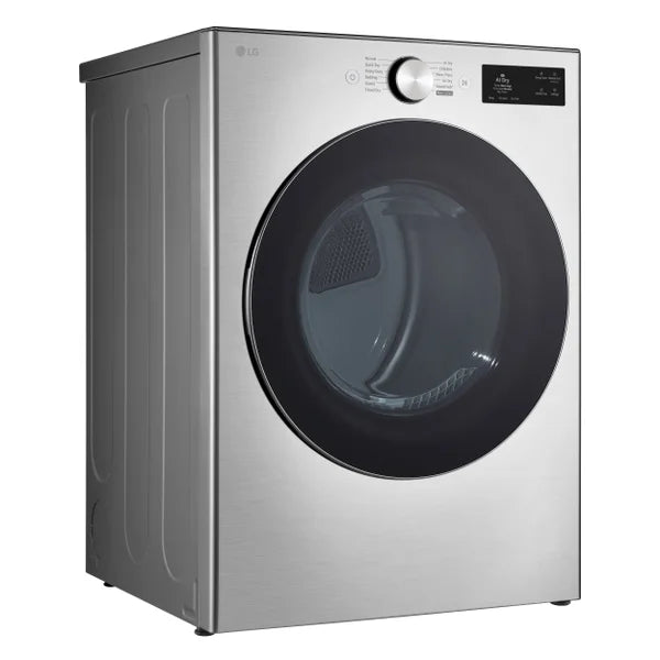 LG 27 in. 7.4 cu ft. Graphite Steel Electric Dryer with AI Sensor Dry J8