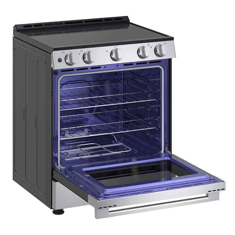 LG 30 in 6.3 cu ft. Stainless Steel Electric Slide-in Range with EasyClean and Pinch to Turn Safety Knobs I5