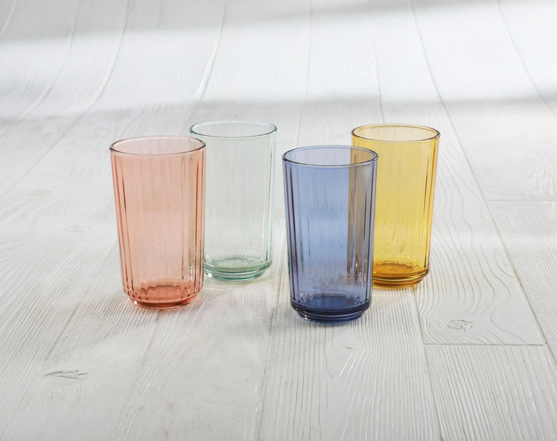LIBBEY Panello Mixed Colour Highball Glass Set, 4-pk I3