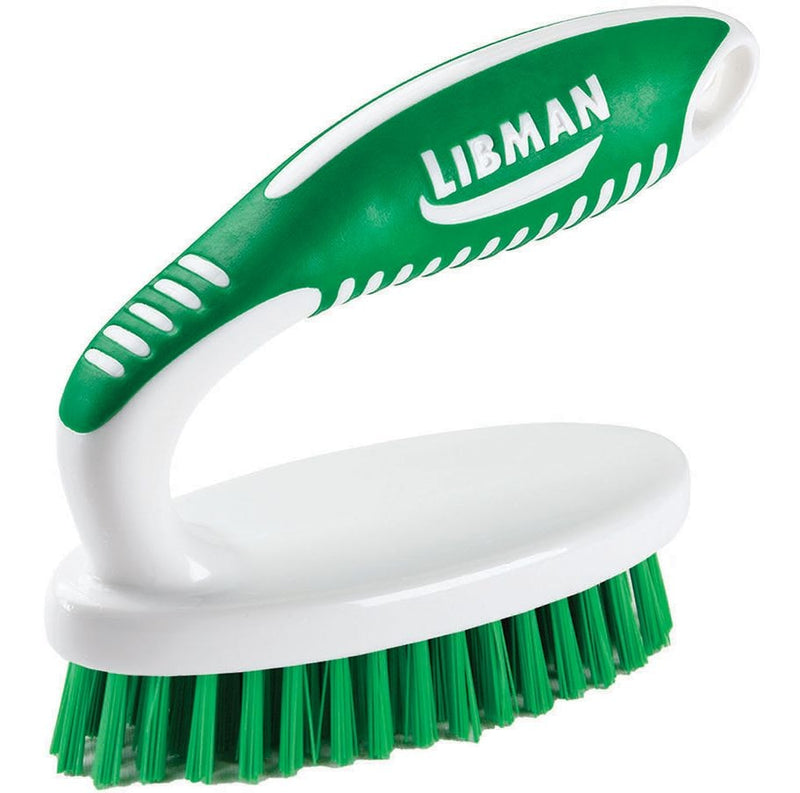 Libman Small Scrub Brush with Strong Polymer Bristles E0