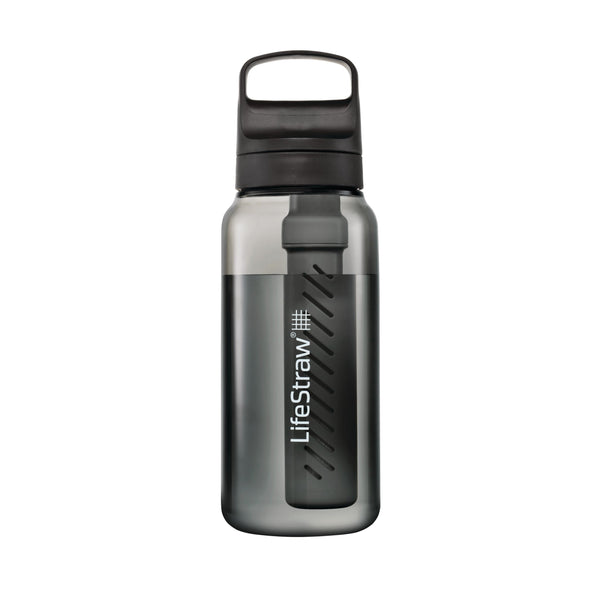 LifeStraw GO Series Water Bottle, 1-L, Black Q6