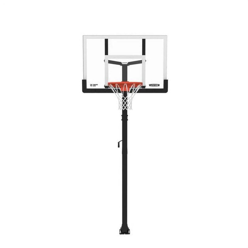 Lifetime In-Ground Crank Adjust Bolt Down Outdoor Basketball Hoop, 50-in Y1