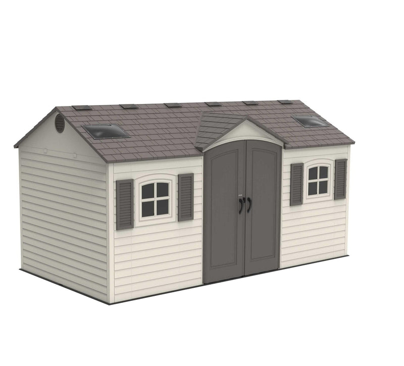 Lifetime Outdoor Storage Shed with Dual Side Entry, 15 x 8-ft W8