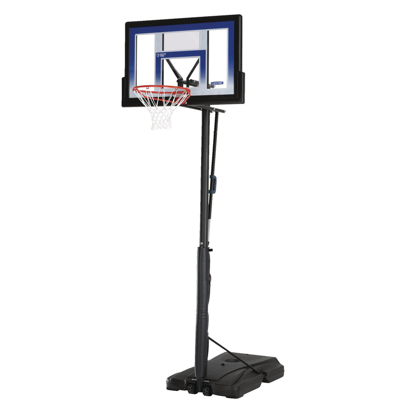Lifetime Portable Adjustable Basketball Backboard, Hoop & Net System, 48-in G0