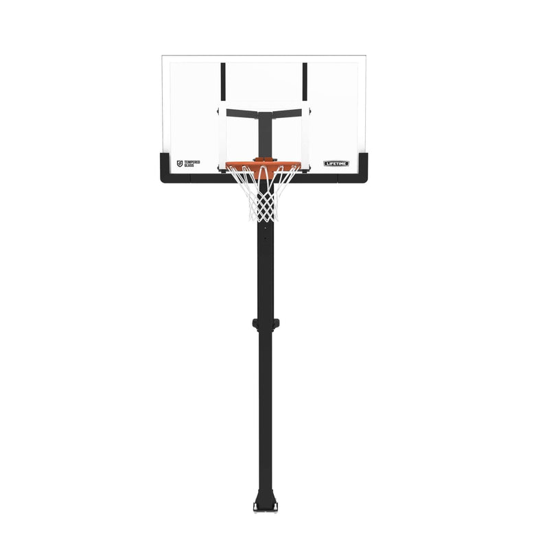 Lifetime Portable Adjustable In-Ground Mammoth Bolt Down Outdoor Basketball Hoop, 54-in Y3