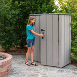 Lifetime Vertical Storage Shed with Shelves