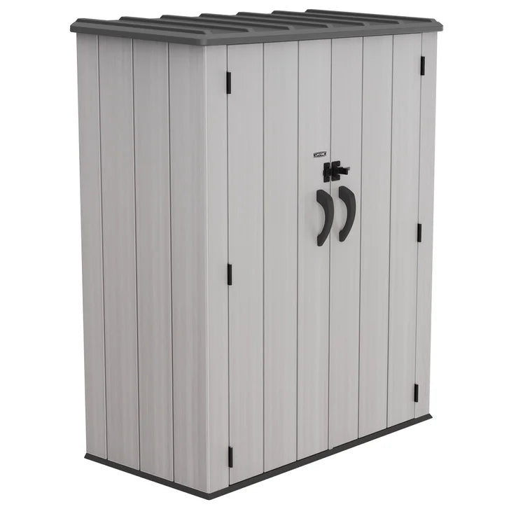 Lifetime Vertical Storage Shed with Shelves N9