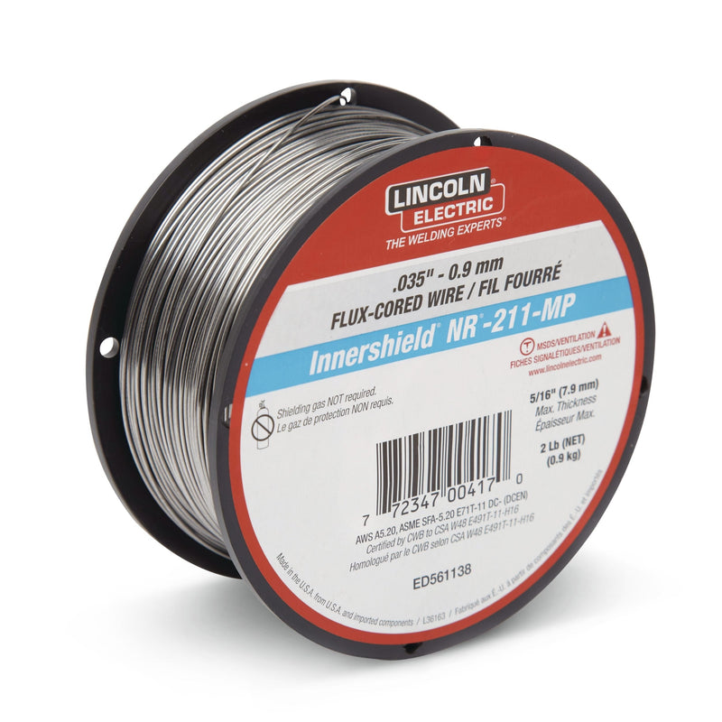 Lincoln Electric Flux-Cored Gasless Welding Wire, 0.035-in, 2-pk A4