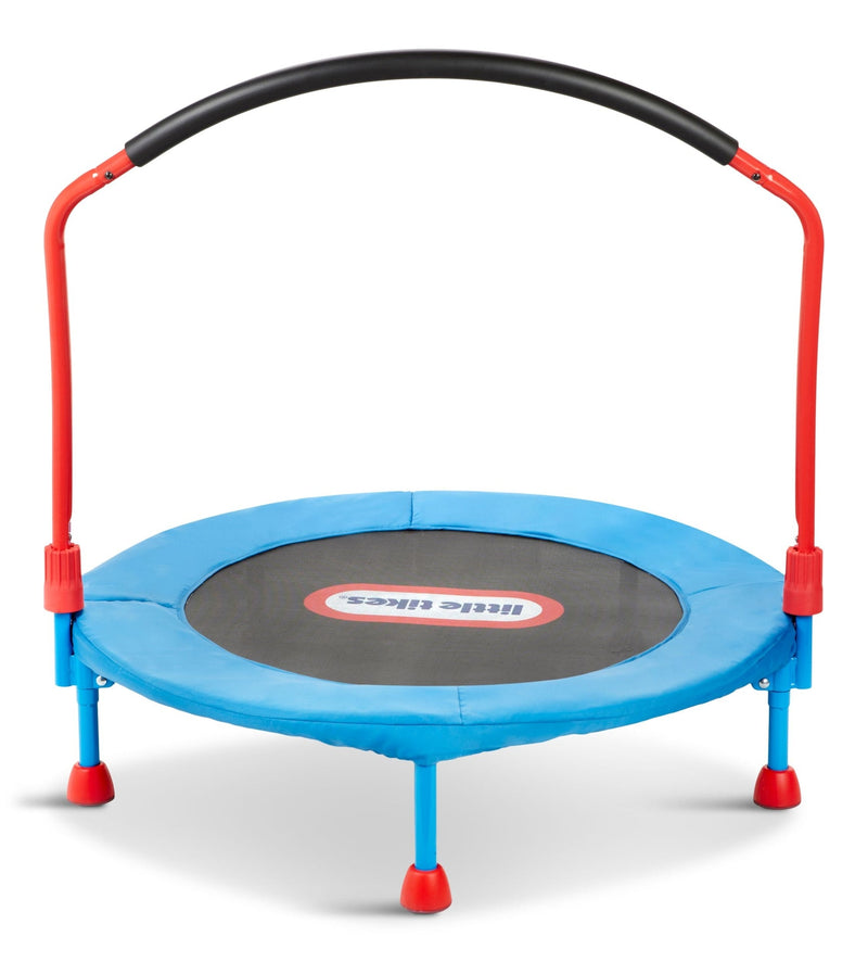 Little Tikes Outdoor/Indoor Portable Bounce Round Trampoline, 3-ft, Ages 3+, Blue C6