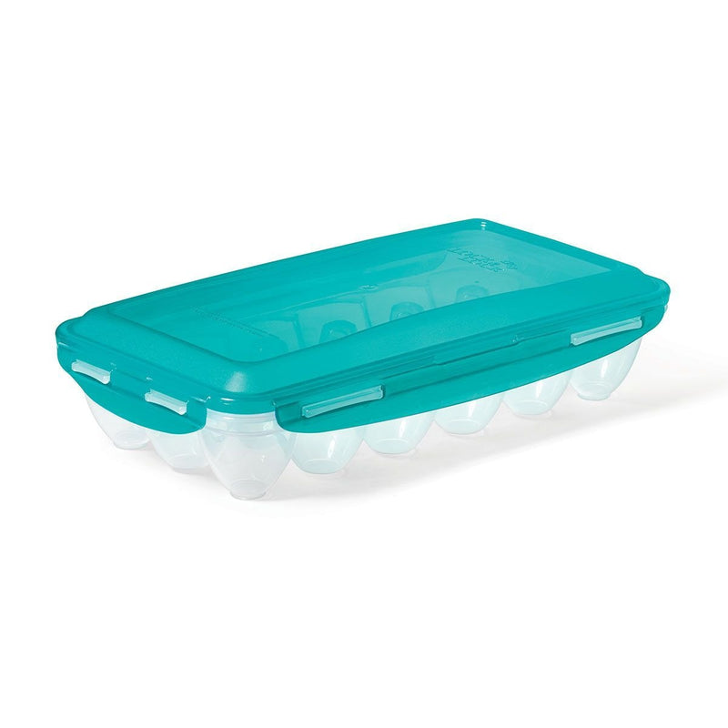 LockNLock by Starfrit BPA Free Plastic 18-Egg Holder with Airtight Clip Lid N3