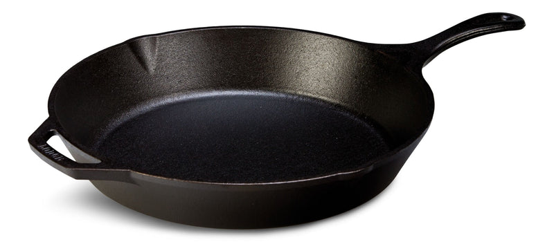 Lodge Seasoned Cast-Iron Skillet, 13.3-in W4