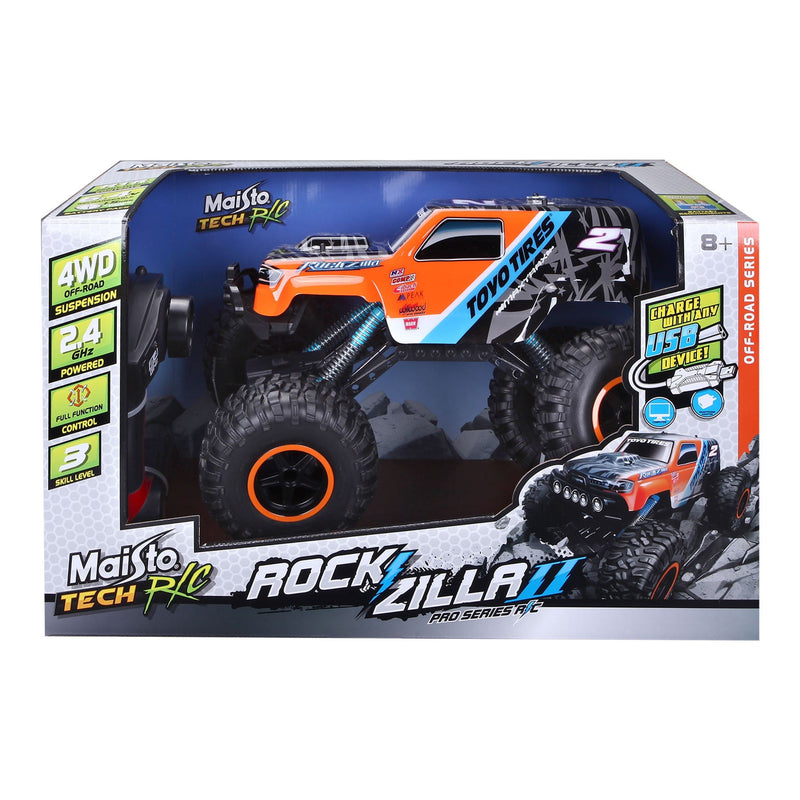 Maisto Tech Remote Controlled Indoor/Outdoor Rockzilla Truck Vehicle Toy, Ages 8+ X6