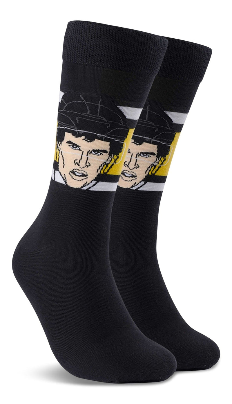 Major League Socks NHL Pittsburgh Penguins Sidney Crosby "Sockey" Crew Socks, Adult, One Size Q9