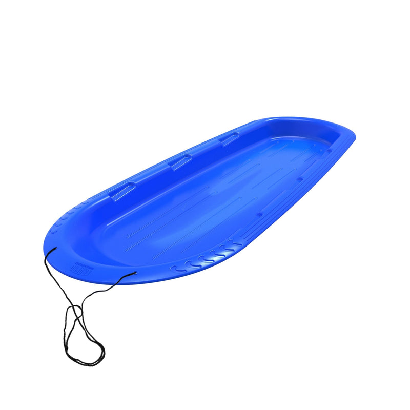 Manitou Kids' Large 3-Person Lightweight Plastic Winter Snow Sled/Toboggan Y8