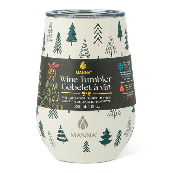 Manna 354-mL Insulated Wine Tumblers, 2-pk, Various Designs Y6