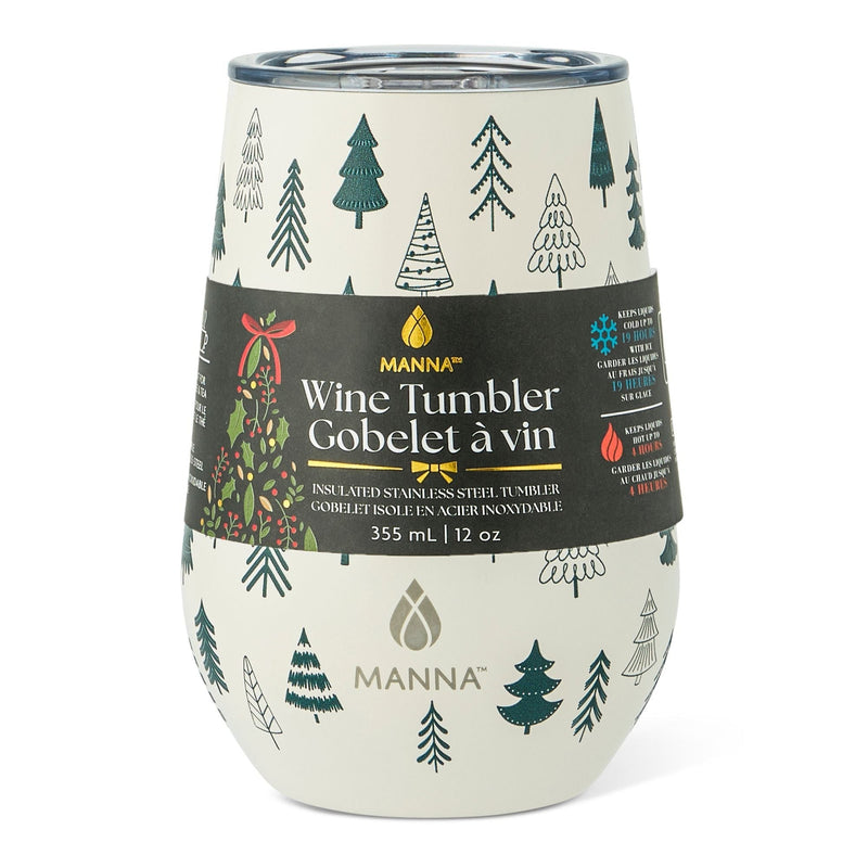 Manna 354-mL Insulated Wine Tumblers, 2-pk, Various Designs Y6