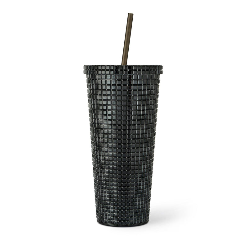Manna 710-mL BPA-Free Iridescent Studded Textured Tumbler F1
