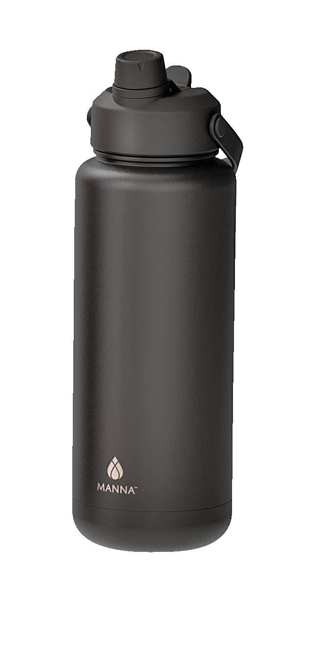 Manna Ranger Dual Mouth Water Bottle, 32-oz, Insulated, with Top Handle T7
