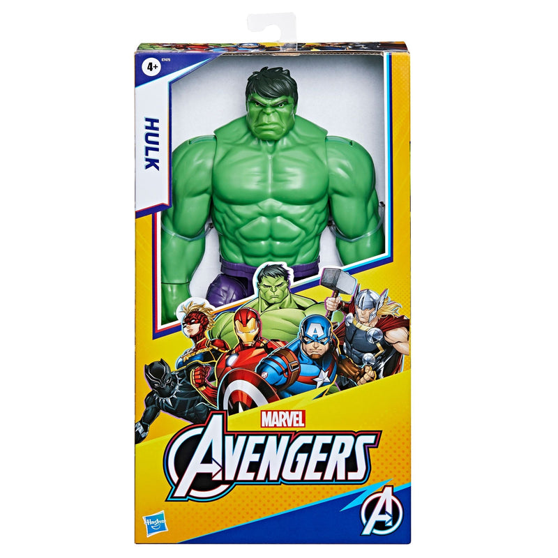 Marvel Avengers Titan Hero Series Blast Gear Deluxe Hulk Action Figure, 12-in Toy M0