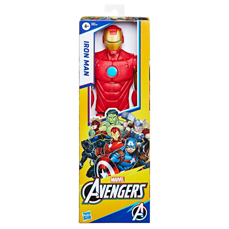 Marvel Avengers Titan Hero Series Iron Man Action Figure, 12-in Toy, Ages 4+ S5